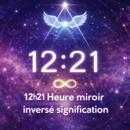 12h21 signification heure miroir inversée