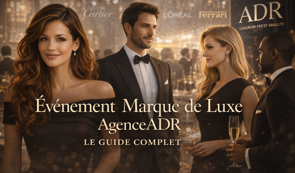 évènement marque de luxe