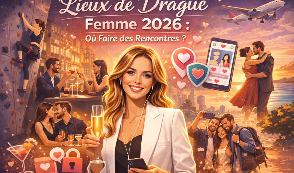 lieux de drague pour femme en 2026