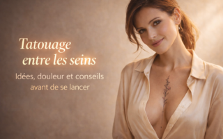 Tatouage entre les seins