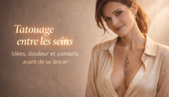 Tatouage entre les seins