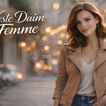 veste en daim pour femme style chic